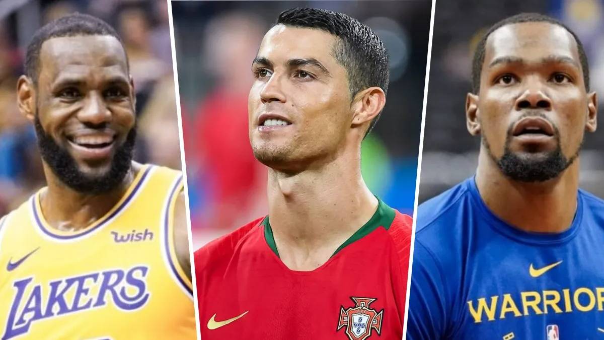 NBA stars featured in the top 10 most influential sports stars