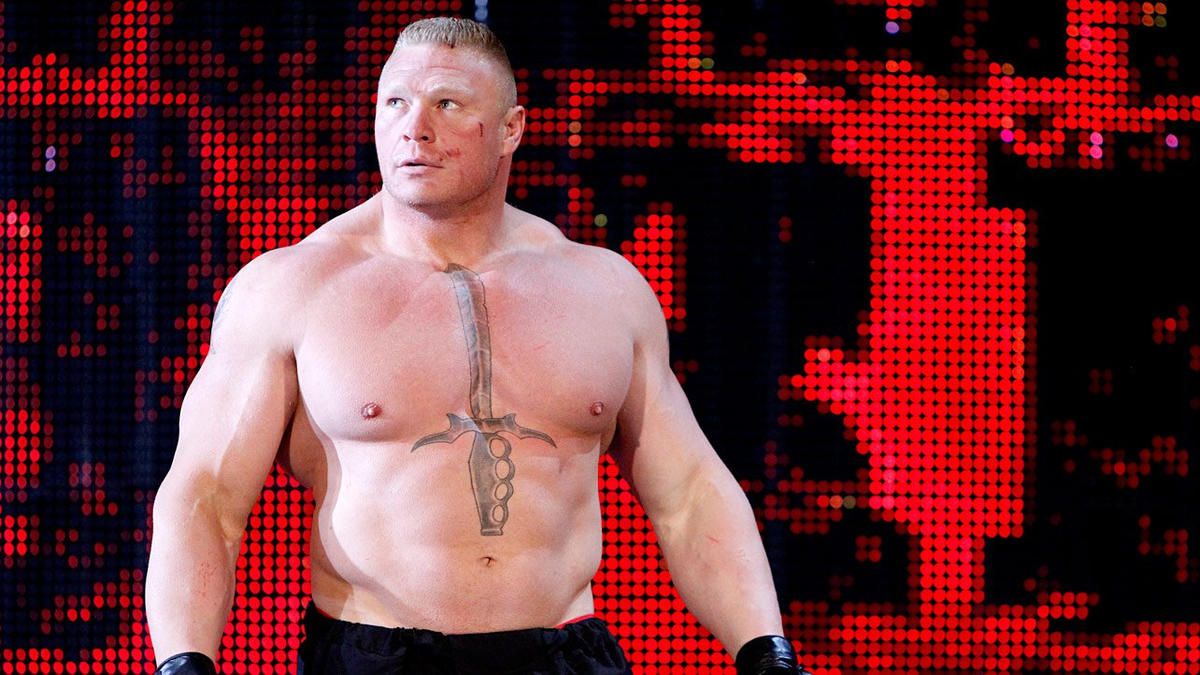 Brock Lesnars Tattoos What Does the Sword Tattoo on His Chest Mean   Sportsmanor