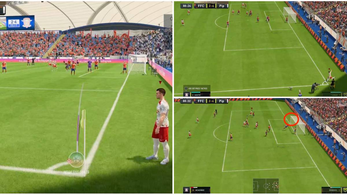 FIFA 23: How to score directly from a corner