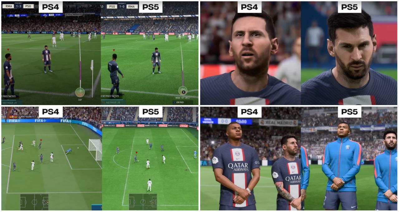 FIFA 23 graphics on PS4 & PS5 compared in video