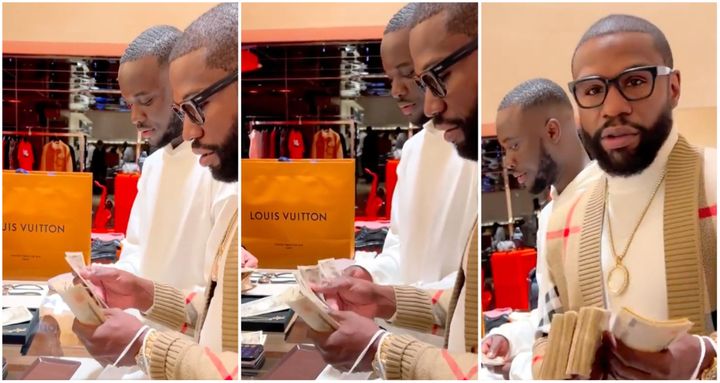 Floyd Mayweather spending cash in Louis Vuitton shop is surreal