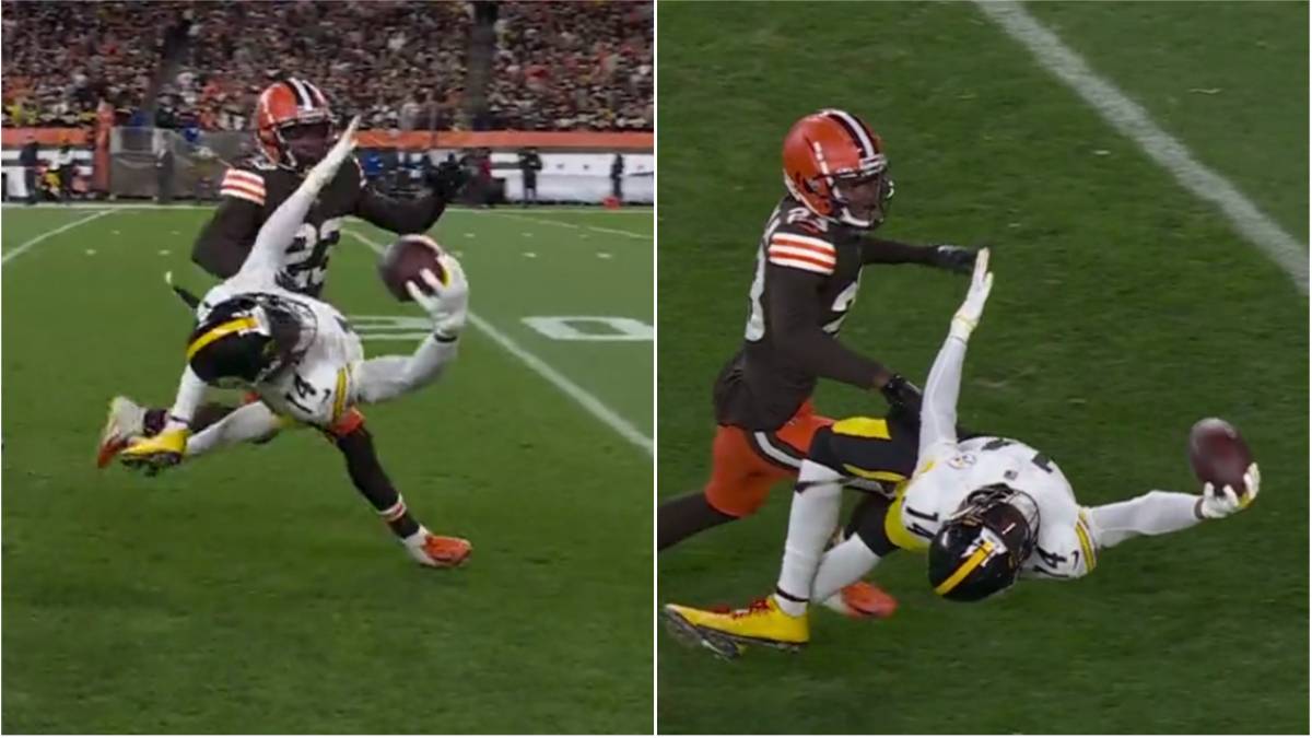 Pittsburgh Steelers: WR George Pickens pulls off insane one-handed catch