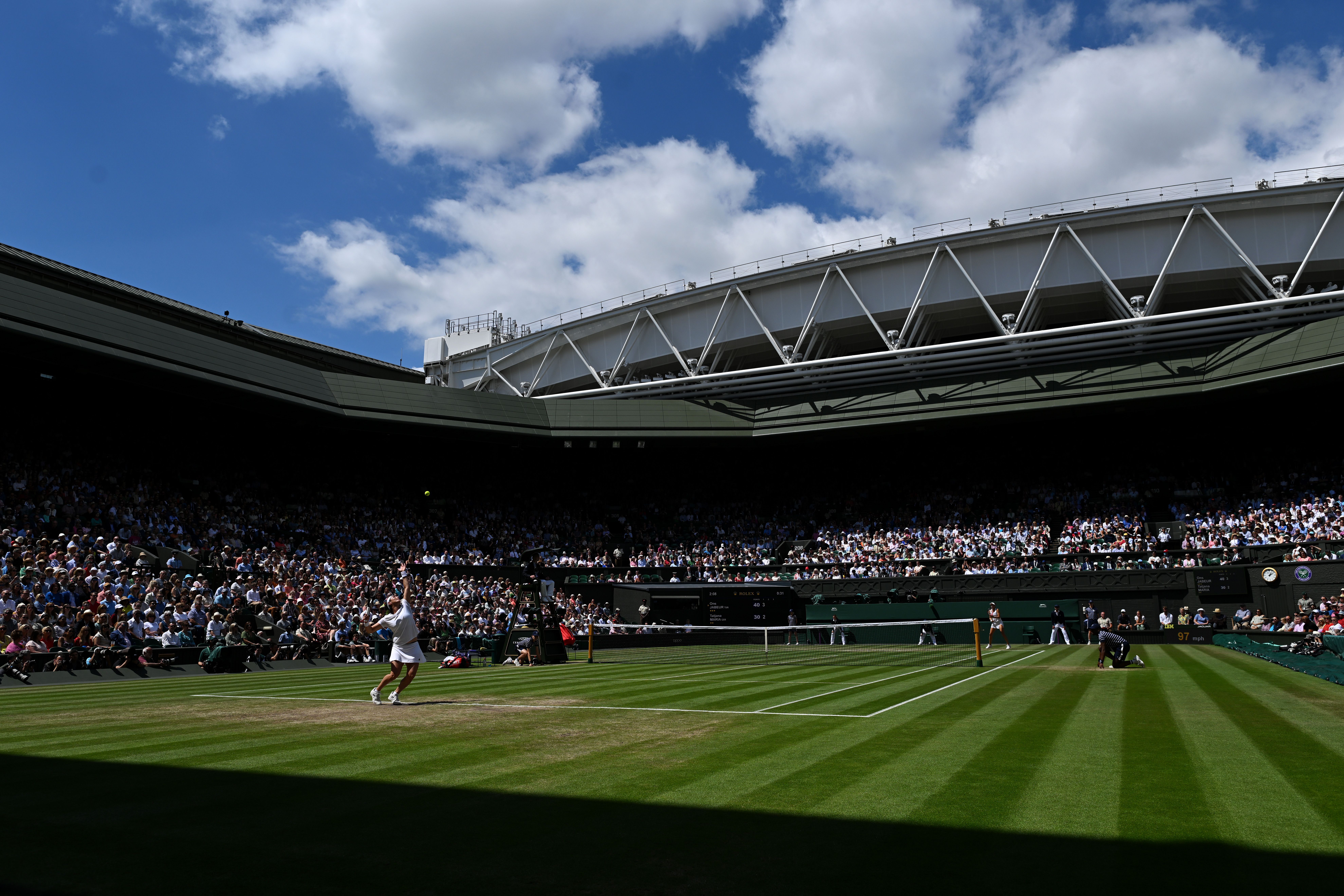 Centre Court at the All England Club, Wimbledon.