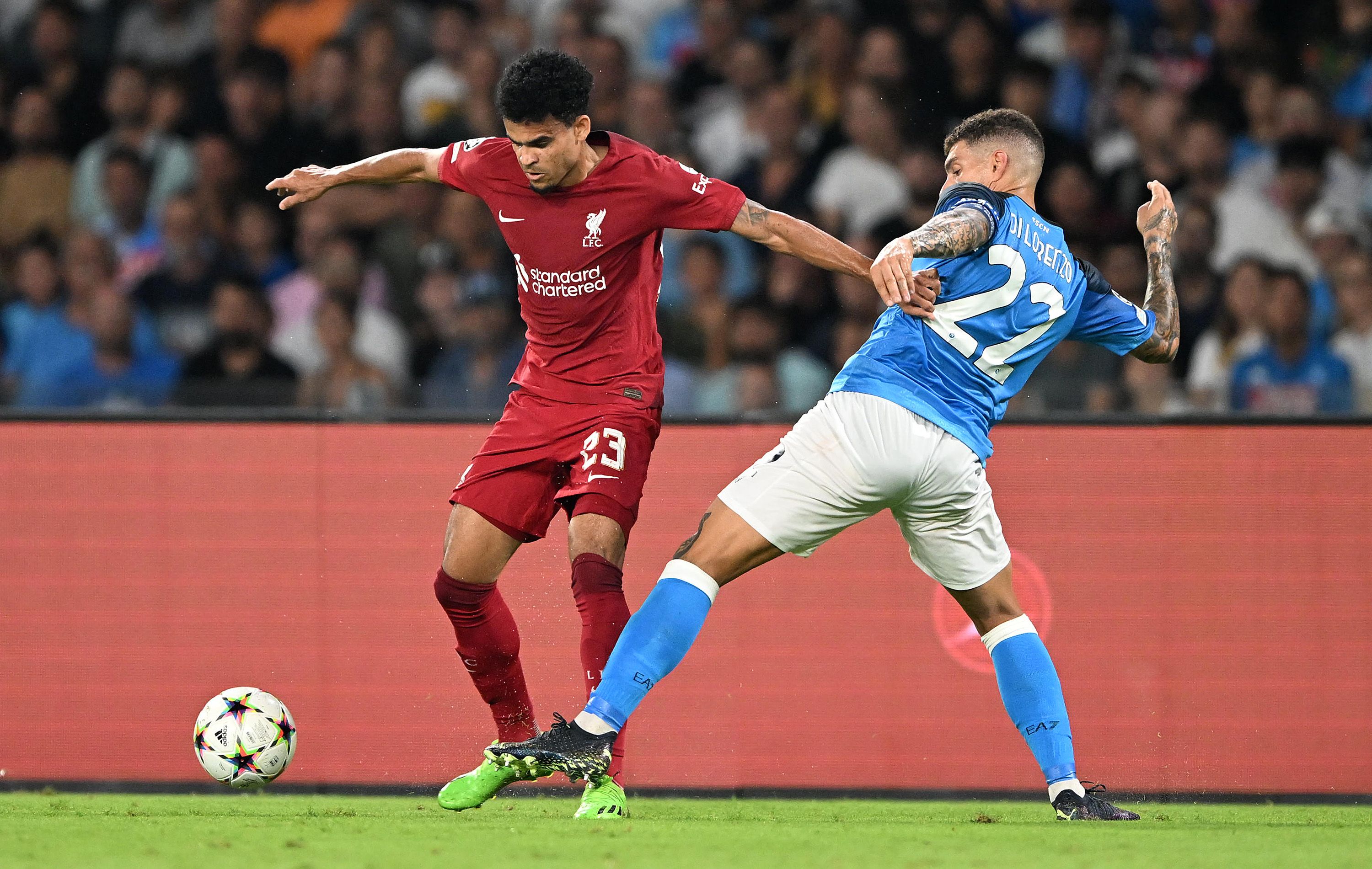 Luis Diaz pulled goal back for Liverpool v Napoli