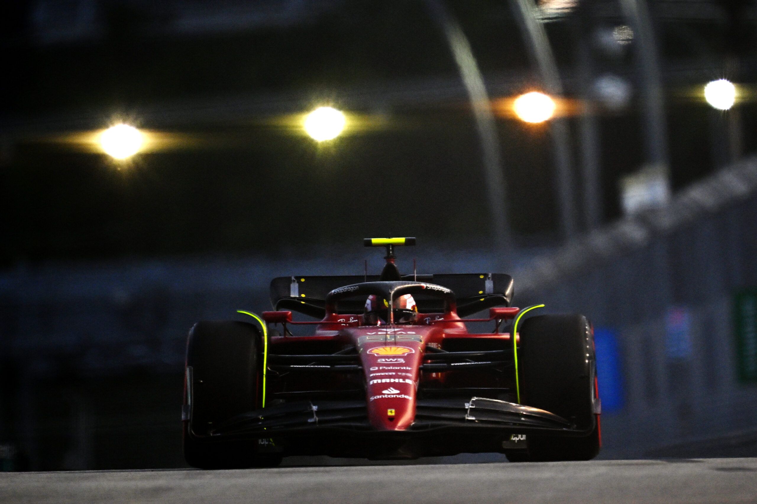 Carlos Sainz during Singapore GP practice 2