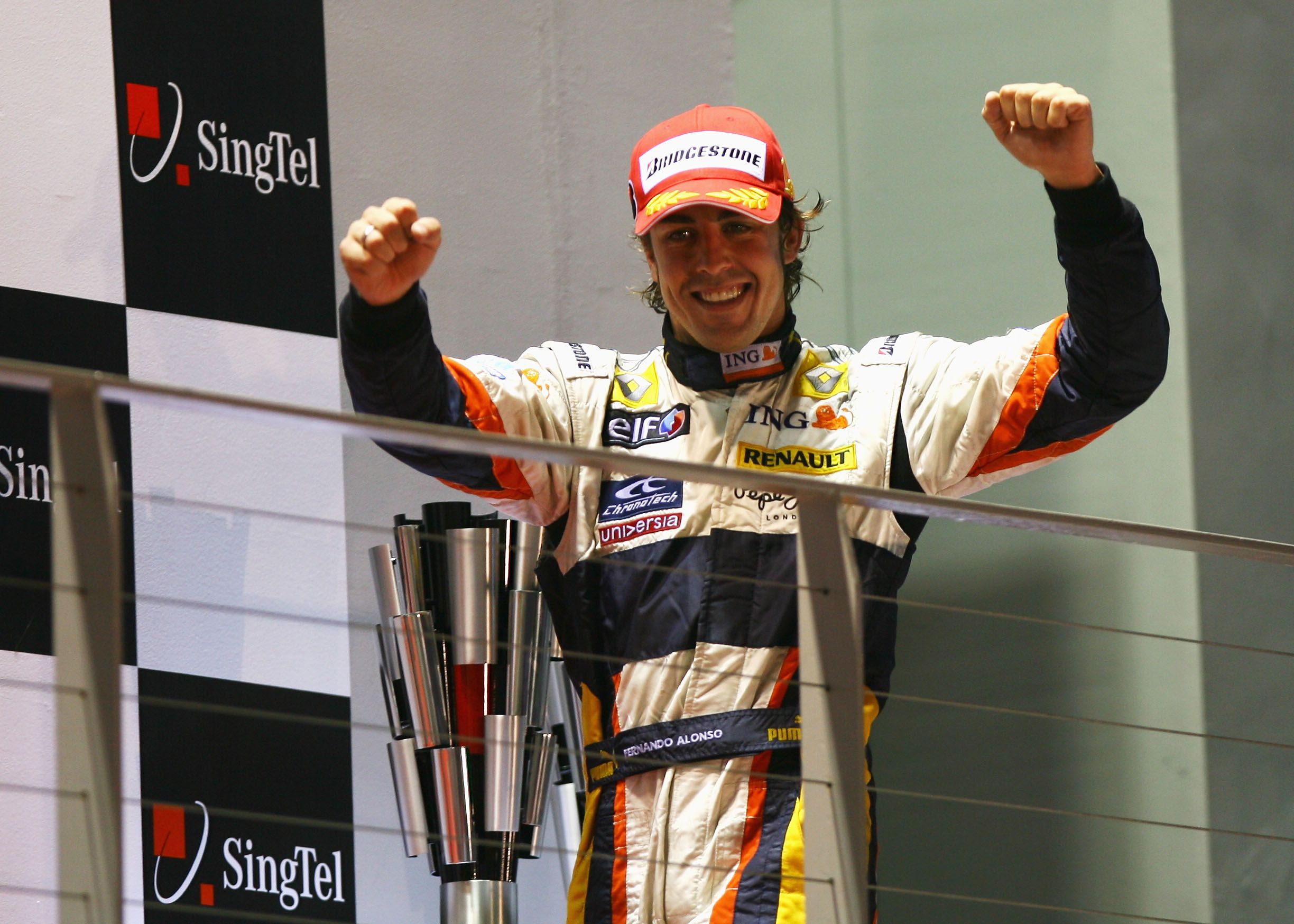 Fernando Alonso Singapore GP 2008