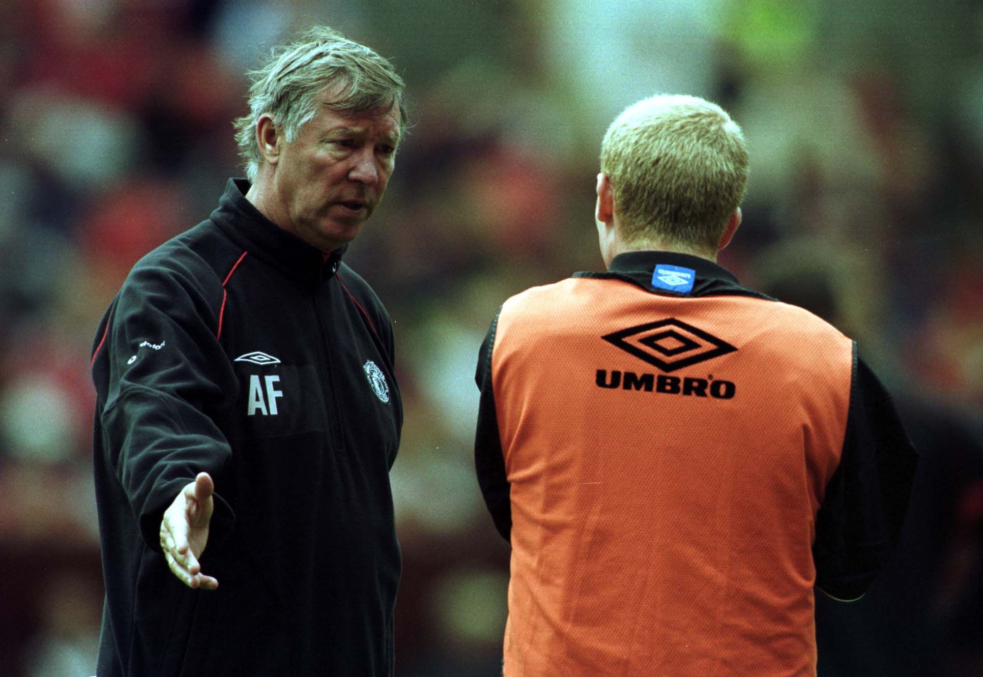 Sir Alex Ferguson and Paul Scholes