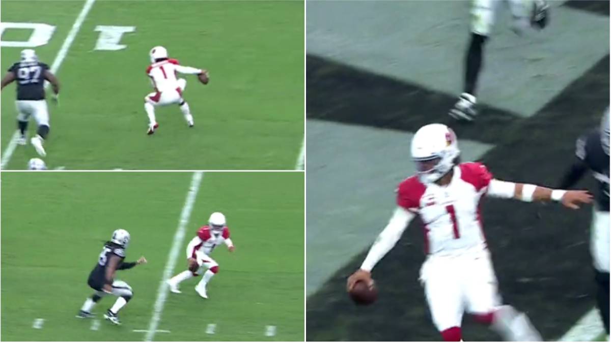 Kyler Murray: Fans blown away by 'insane' run for two-point conversion