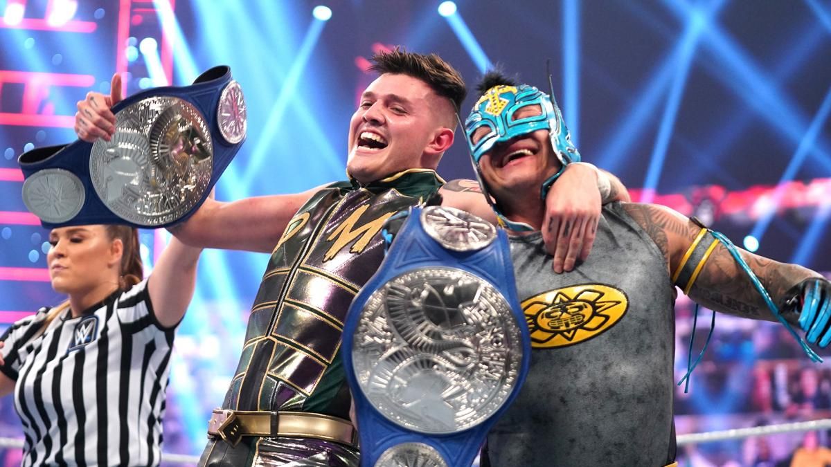 Rey and Dominik are the only father-son combo to win tag titles