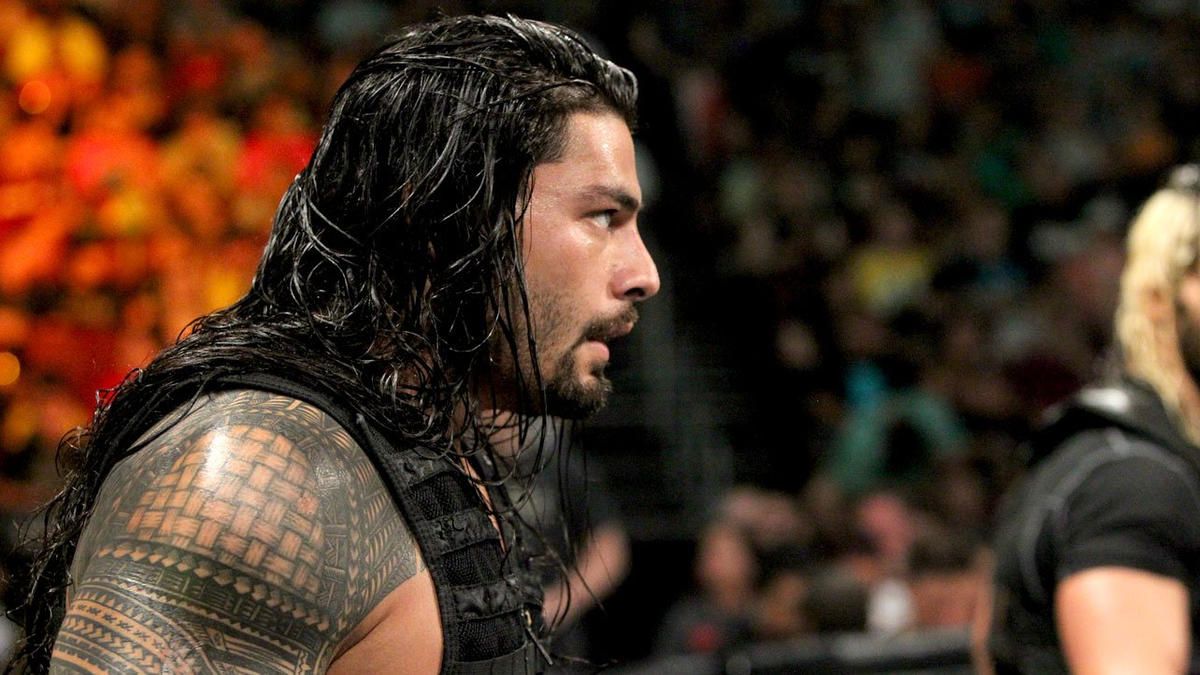 Roman Reigns during his first year in WWE in 2013