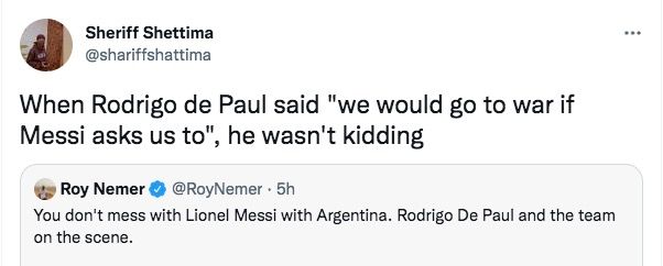 Argentine players defend Lionel Messi