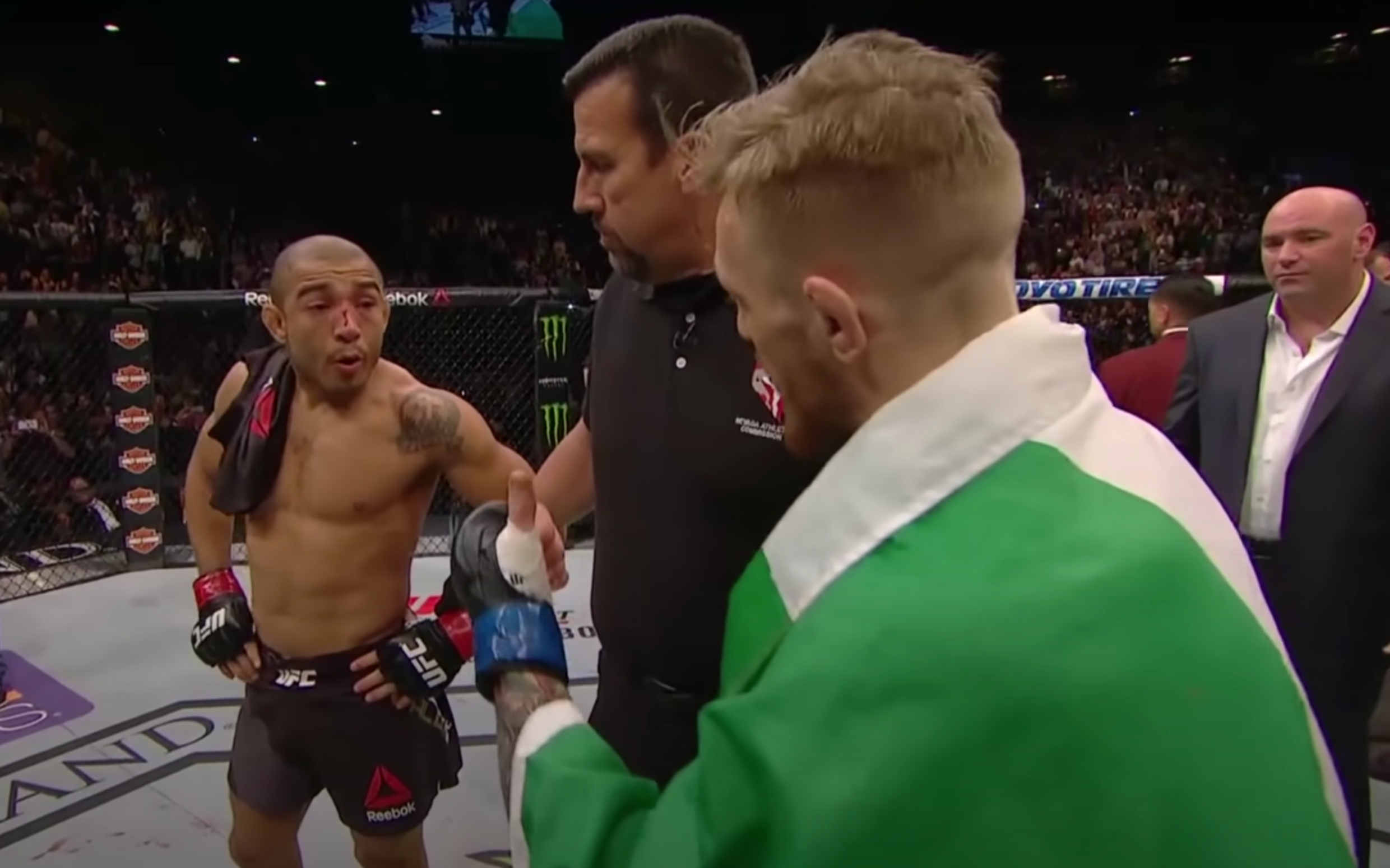 Conor McGregor vs Jose Aldo: Notorious' comment to Junior immediately after fight