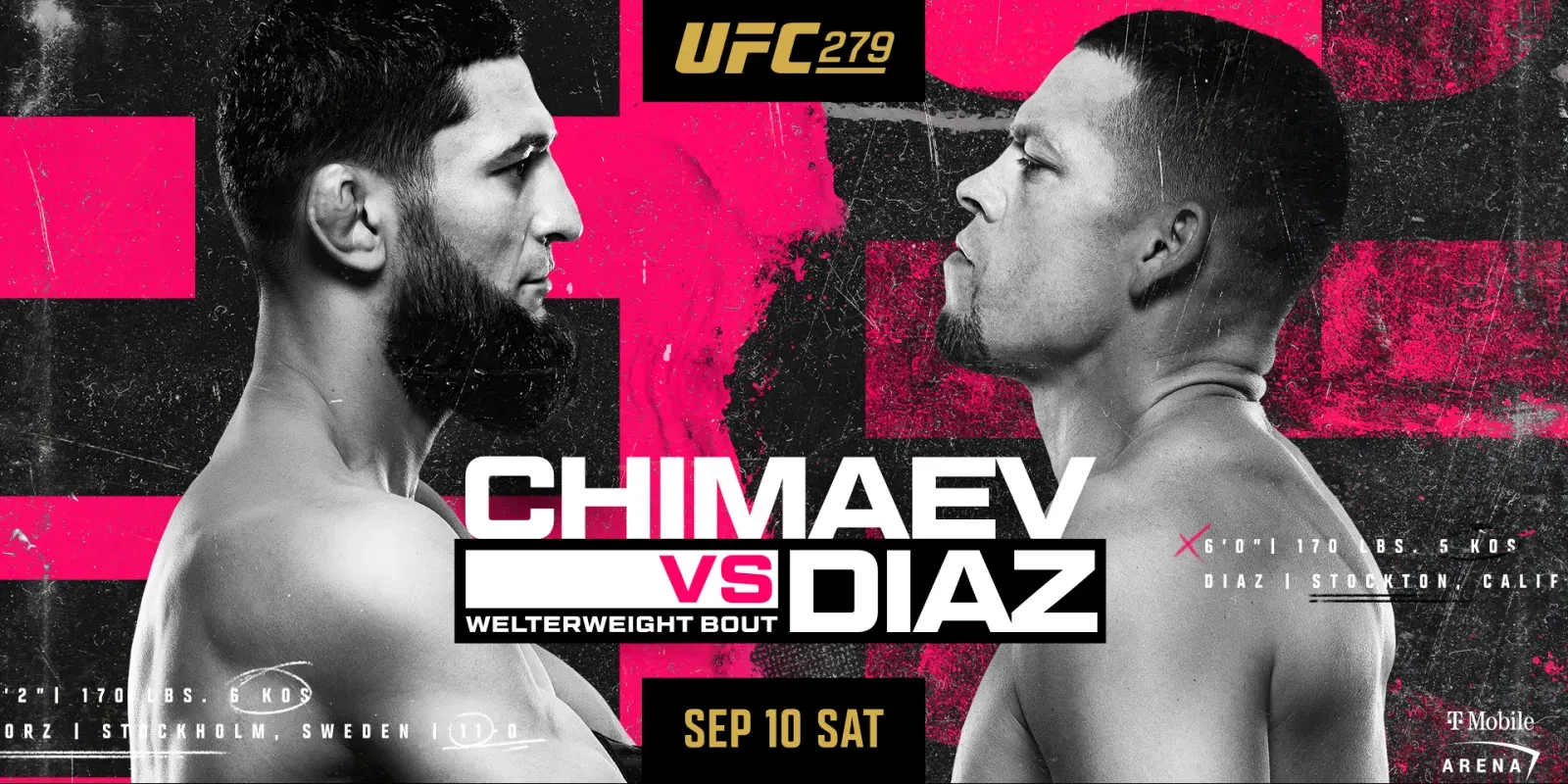 UFC 279 Official Poster