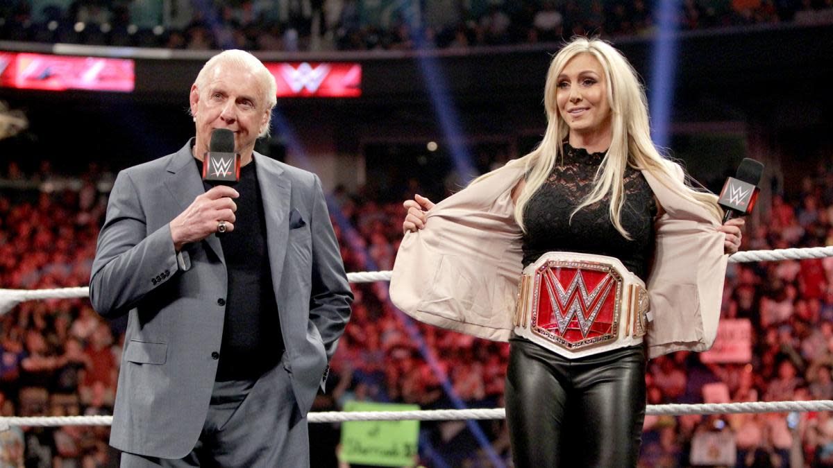 Charlotte and Ric Flair are wrestling royalty