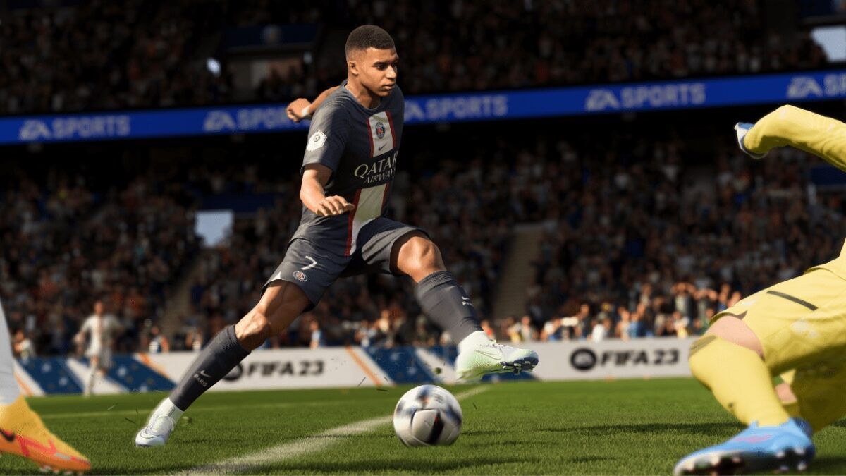 FIFA 23 gameplay of Mbappe