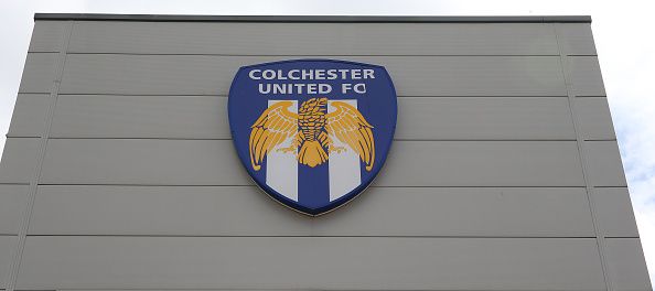The Colchester United club badge.