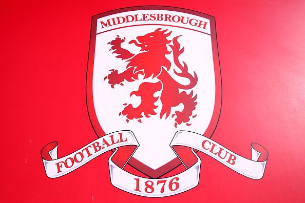 A general view of Middlesbrough's badge.