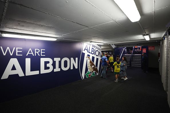 The tunnel at West Brom's Hawthorns.