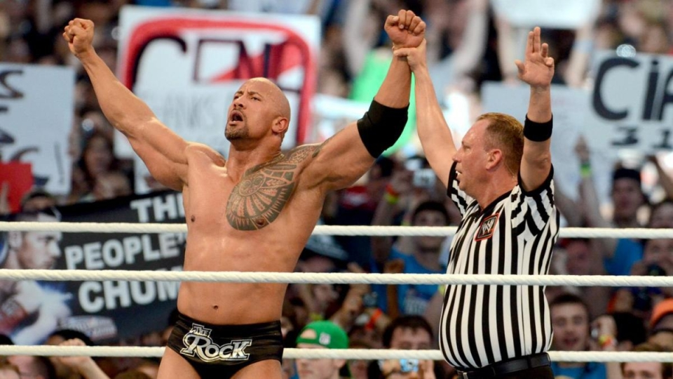 The Rock at WrestleMania 28