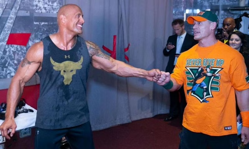 The Rock and John Cena later on in life