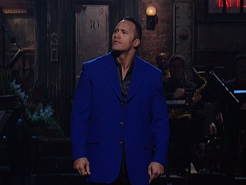 The Rock hosting Saturday Night Live in 2000 was utterly iconic