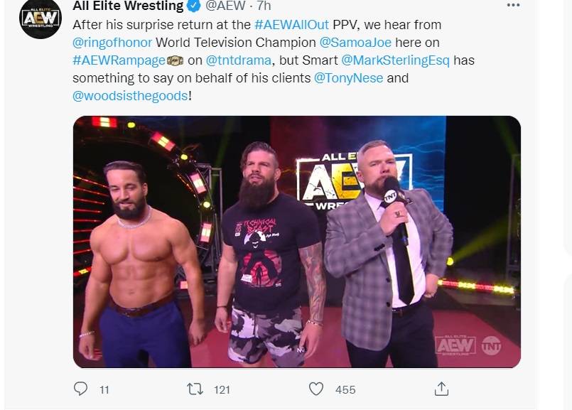 AEW: ROH World TV Championship match booked for Rampage
