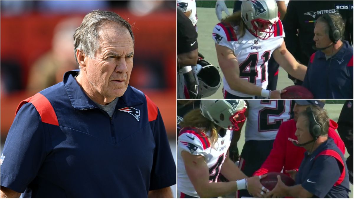 Bill Belichick: Fans Left Howling At Footage Of Patriots Coach Blanking ...