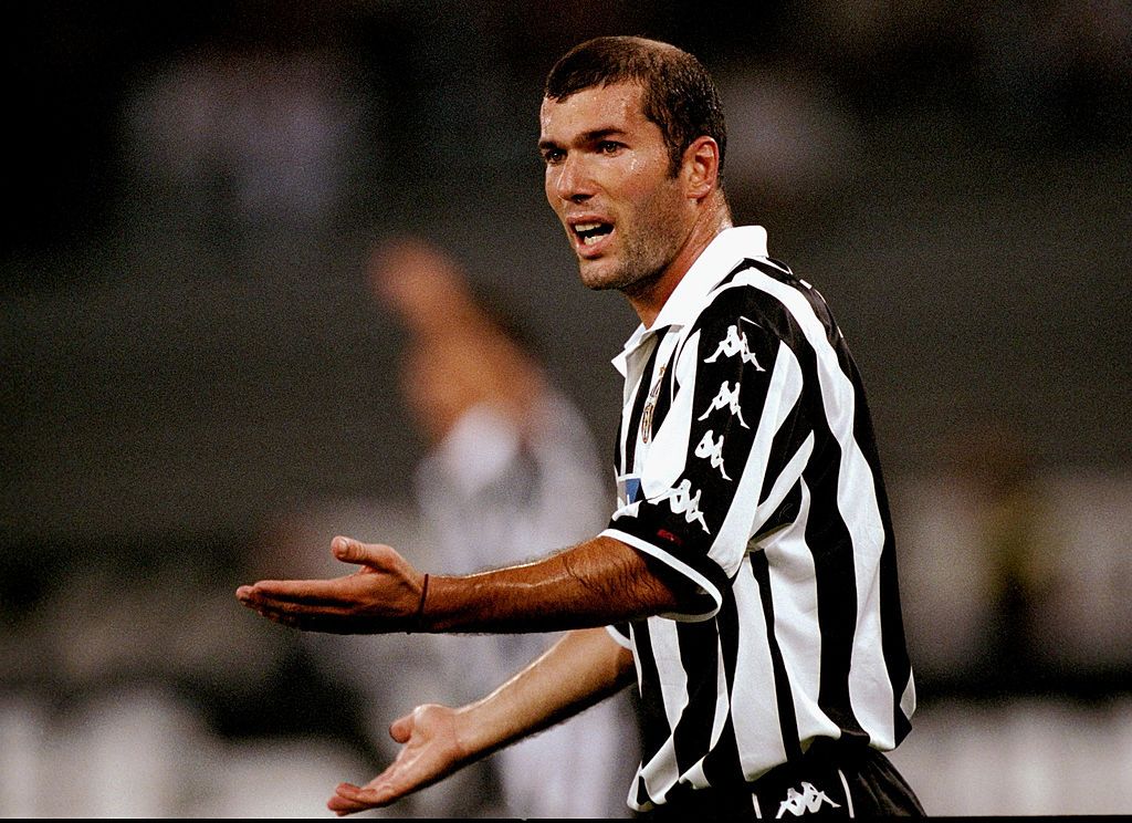 Zinedine Zidane in action for Juventus