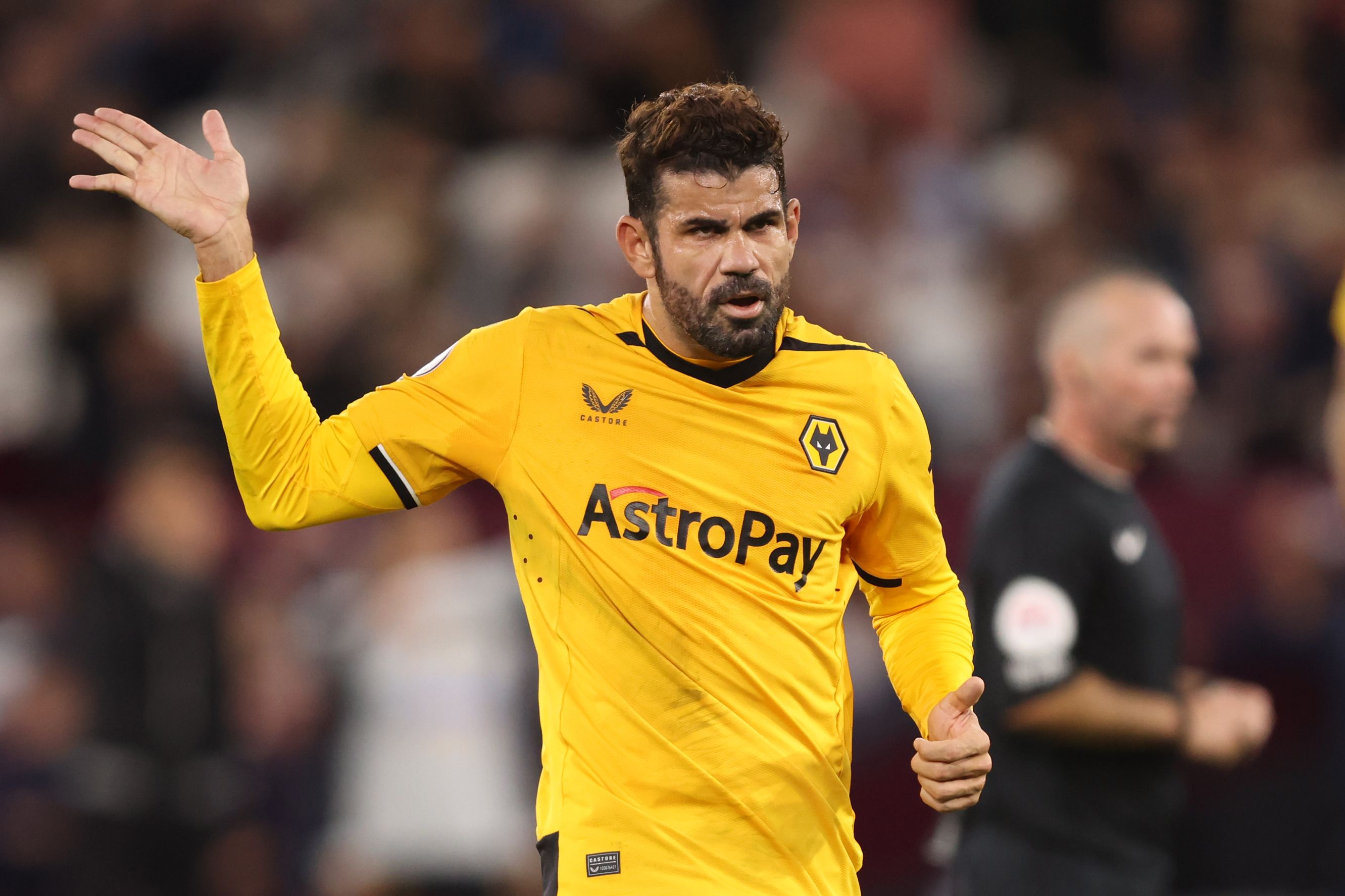 Diego Costa of Wolverhampton Wanderers during the Premier League match 