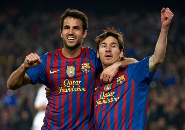 Lionel Messi: Fabregas tells story of first training session at Barcelona