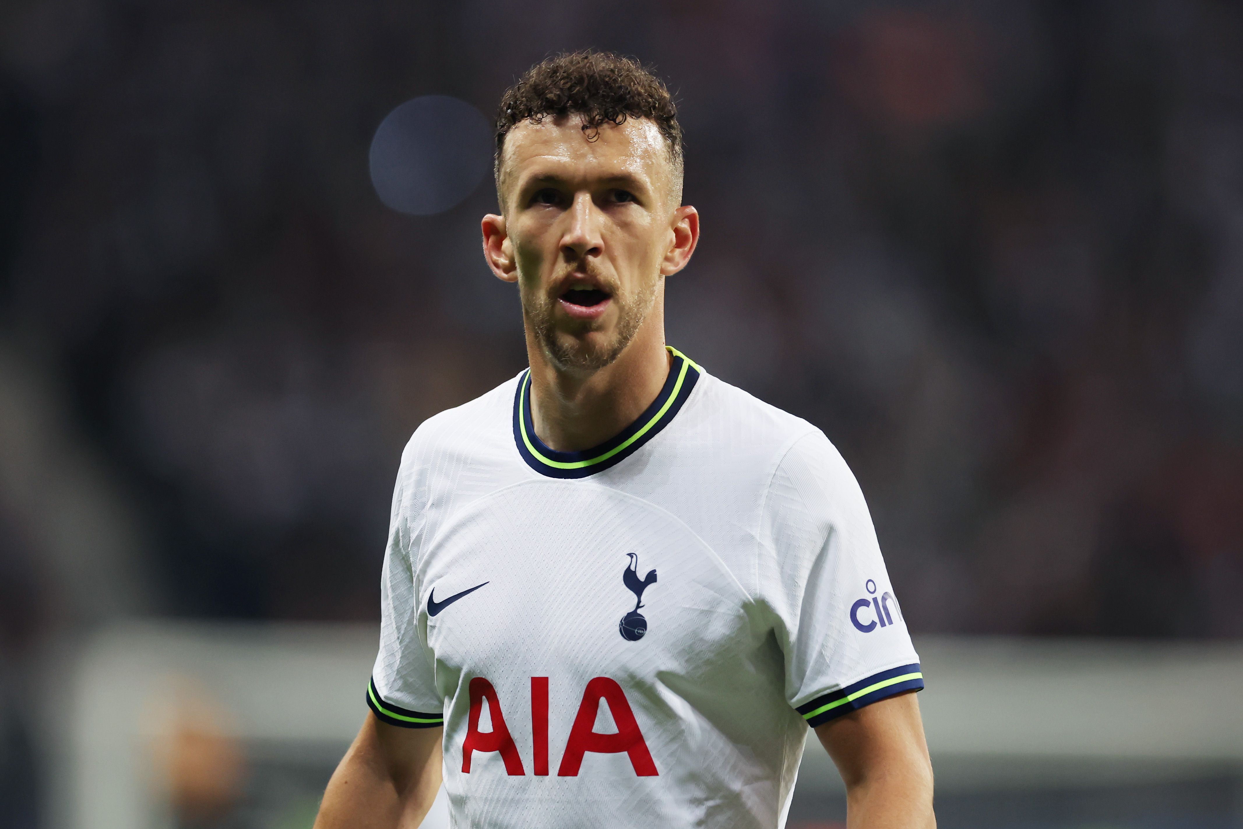 Ivan Perisic of Tottenham Hotspur reacts during the UEFA Champions League group D match 