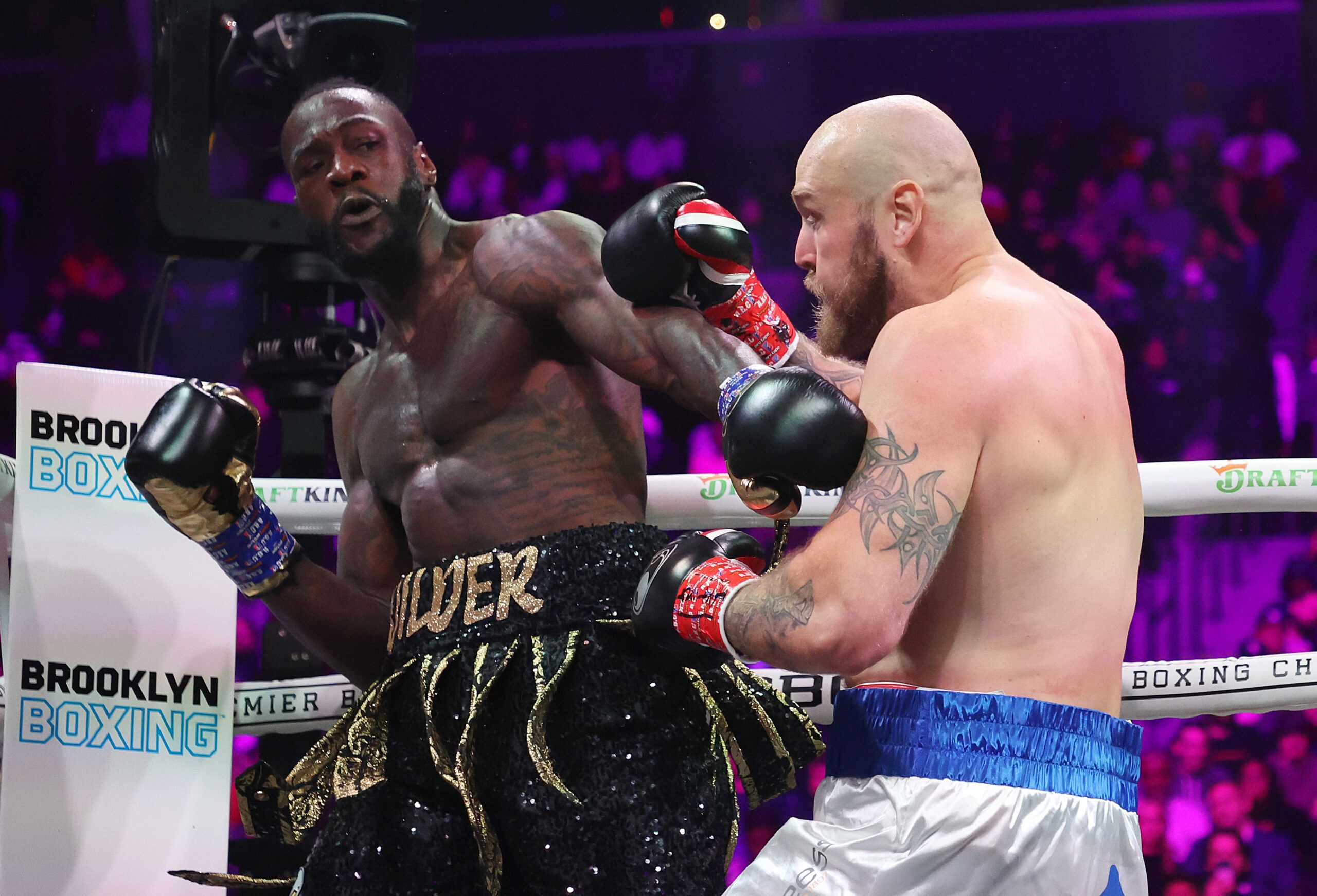 Deontay Wilder: Robert Helenius' face after being knocked out by Bronze Bomber