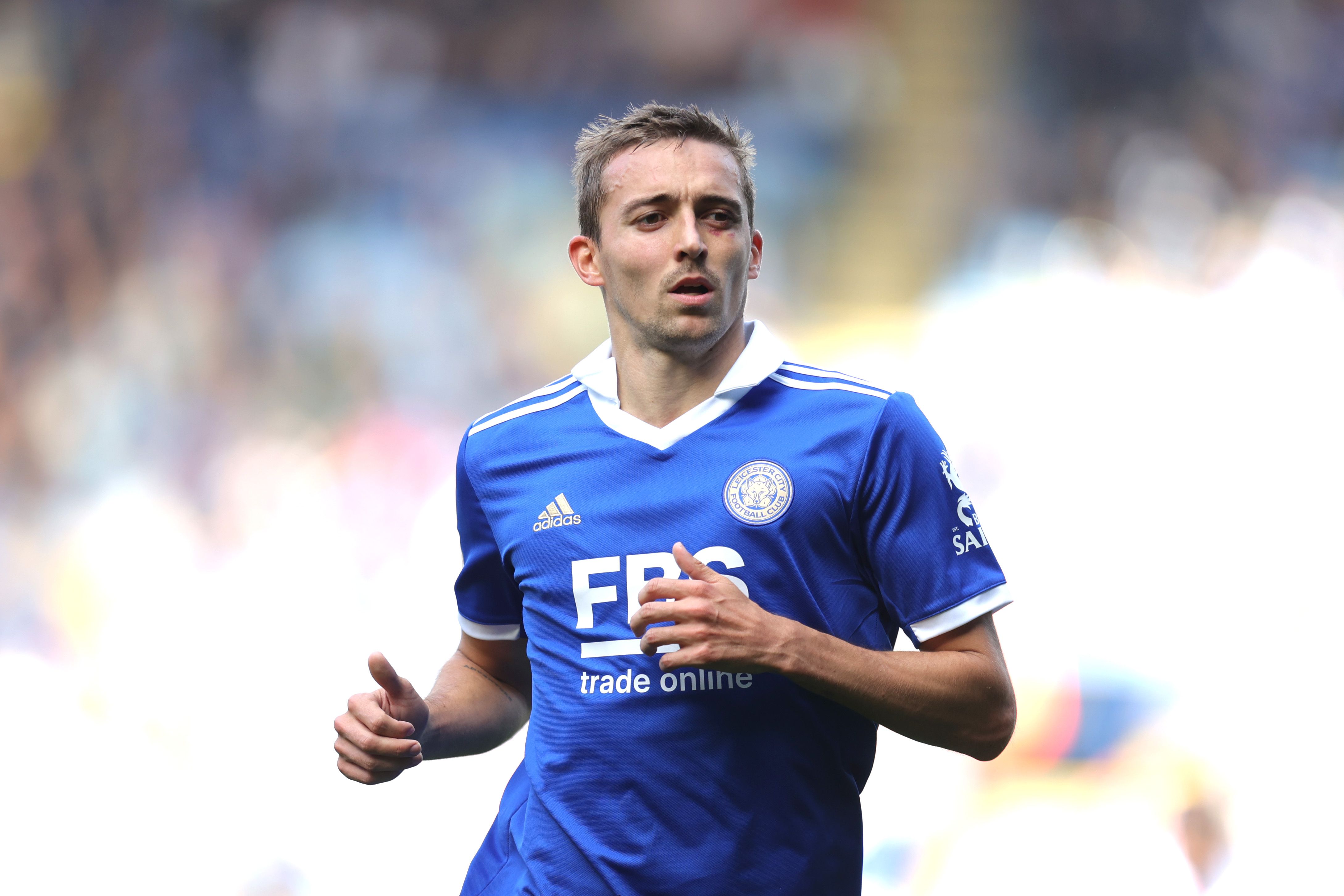 Timothy Castagne of Leicester City during the Premier League match 