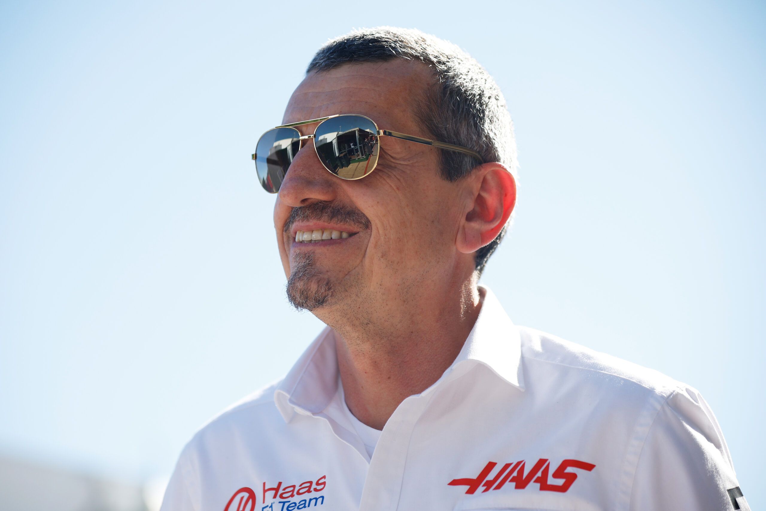 Guenther Steiner in the US GP paddock