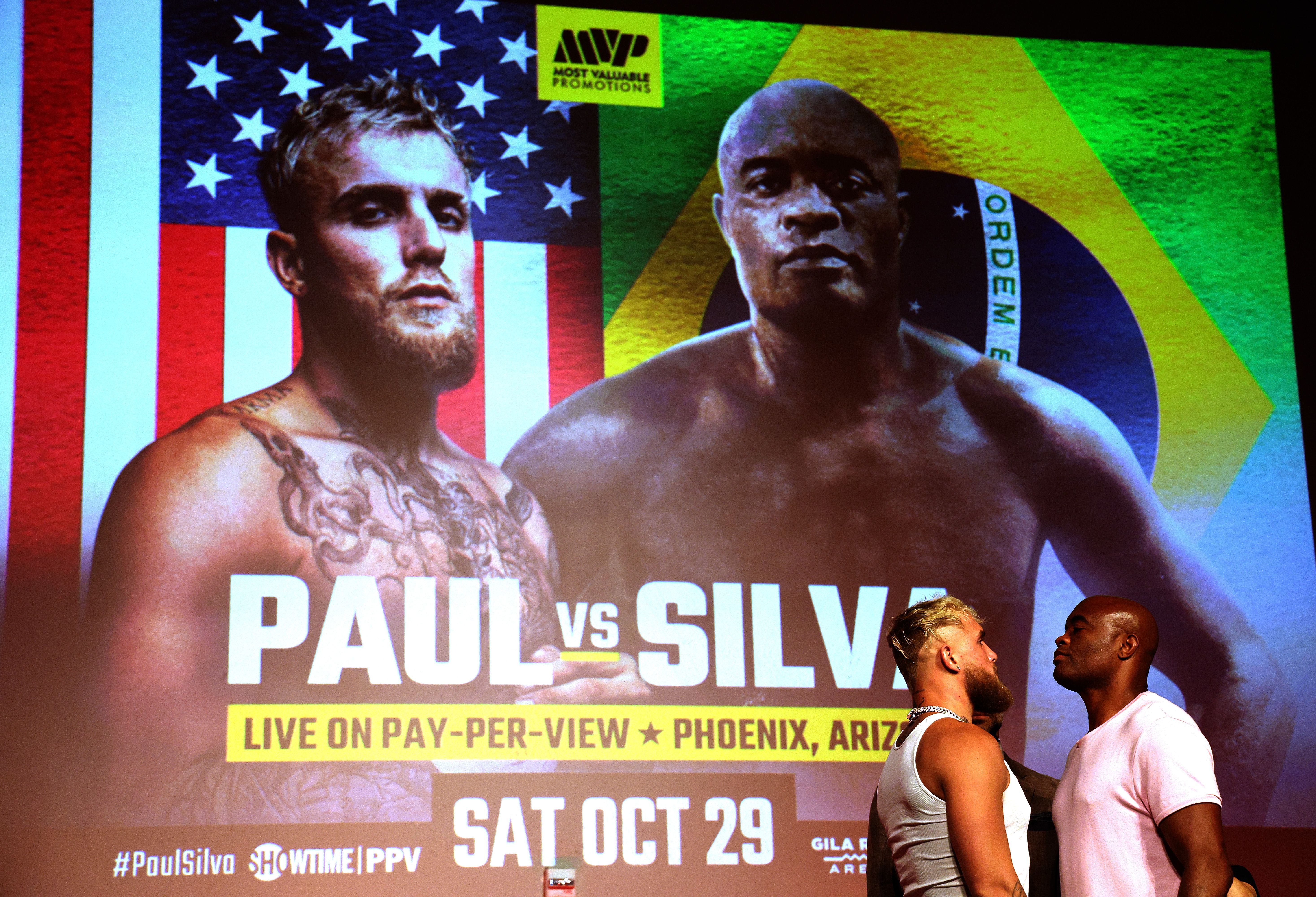 Jake Paul v Anderson Silva the official Press Conference