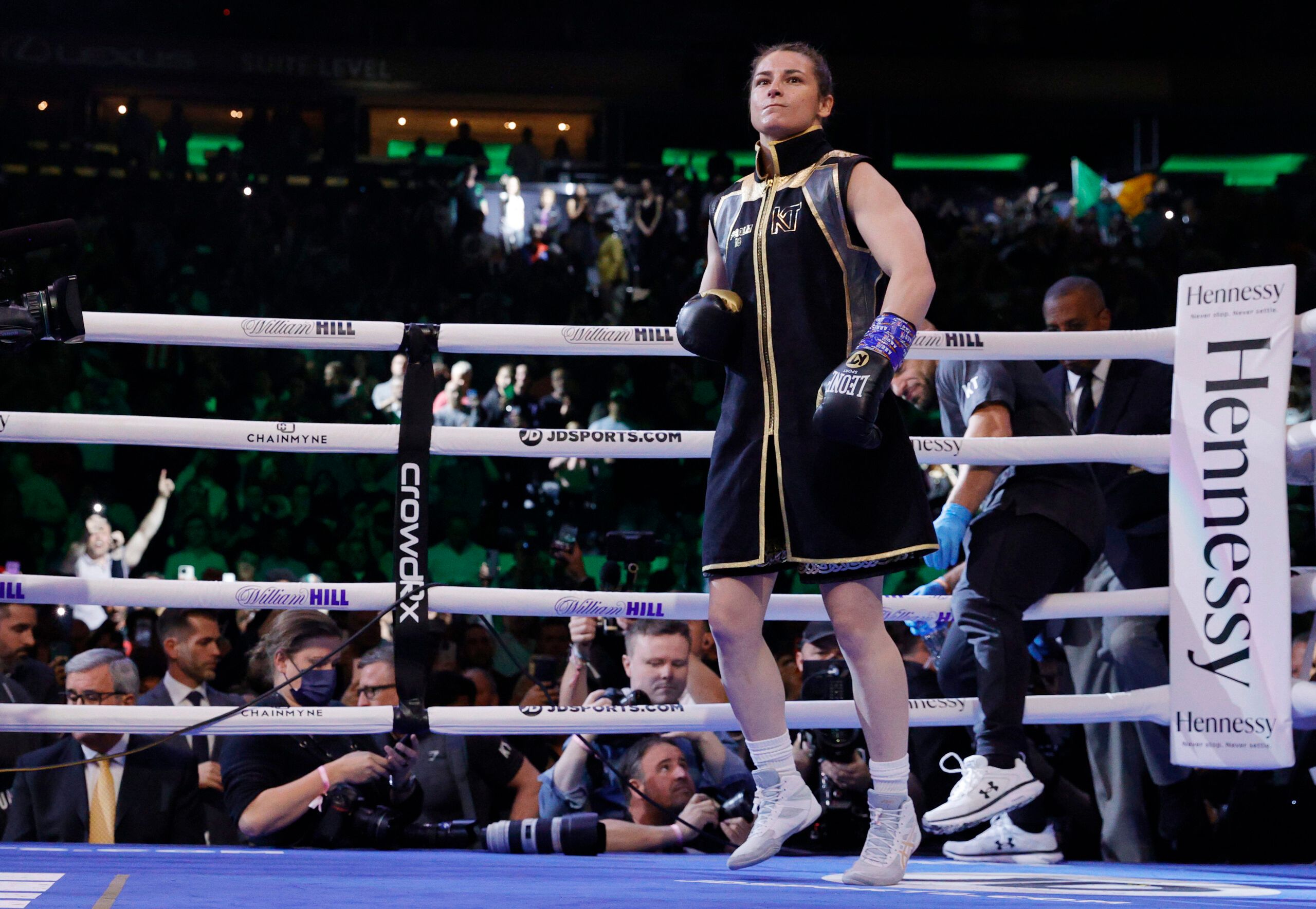 Katie Taylor ahead of competing