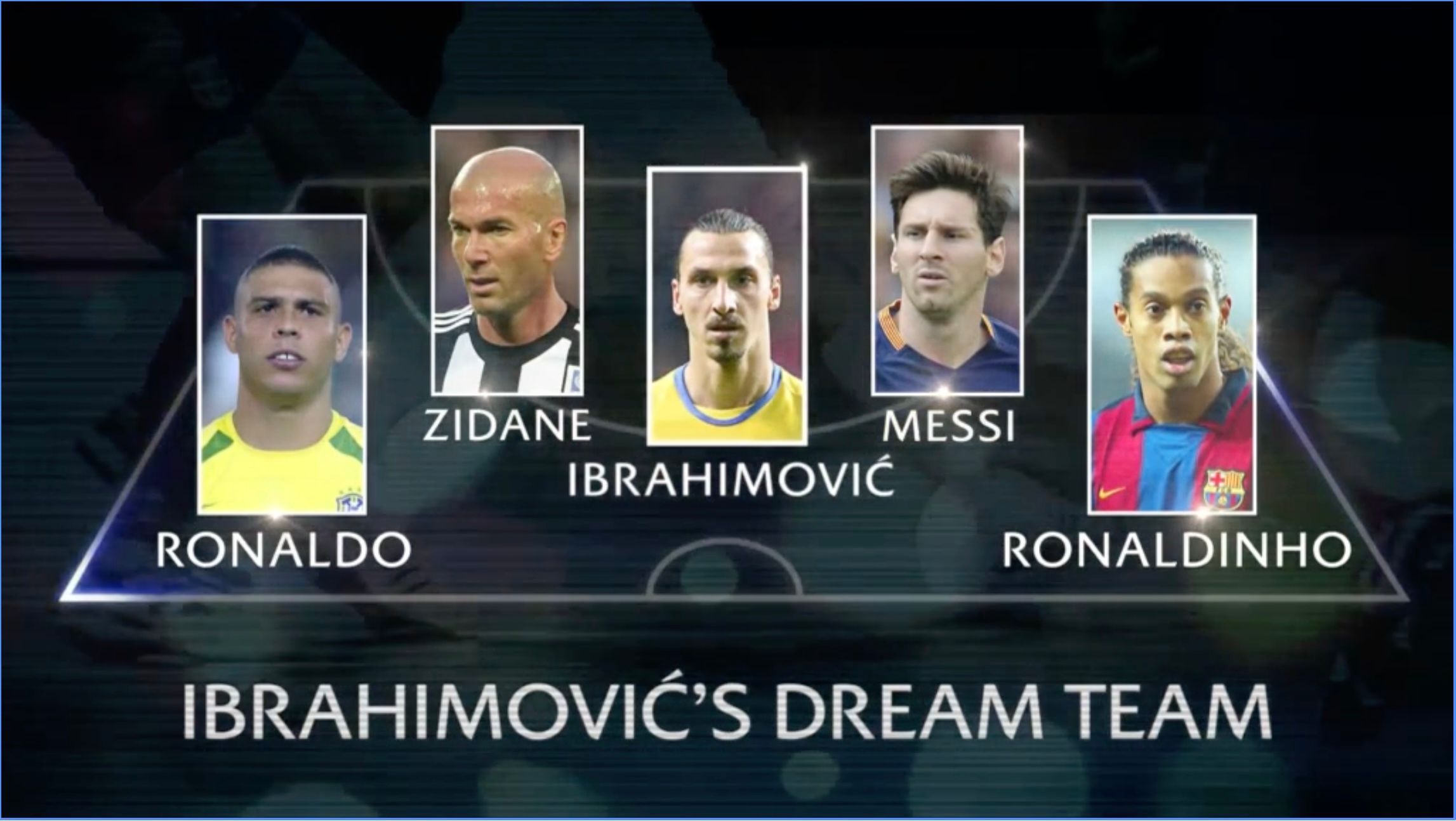 Zlatan Ibrahimovic's Dream 5-a-side team
