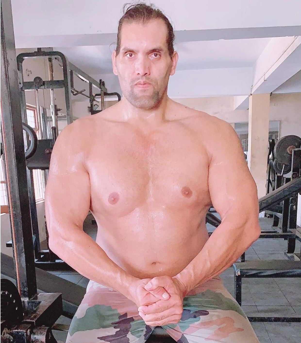 The Great Khali is ripped beyond belief