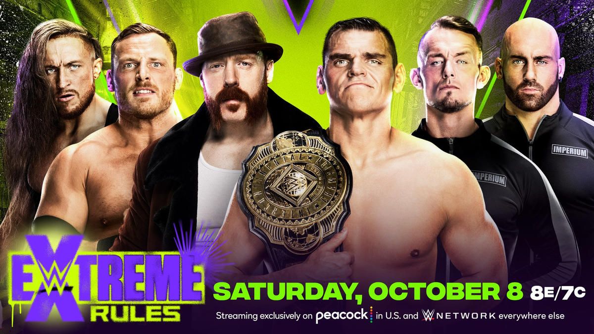 Official poster for Six Man Tag Team Match Extreme Rules