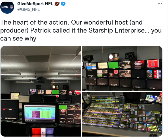 GiveMeSport goes behind the scenes at Sky Sports on an NFL Sunday