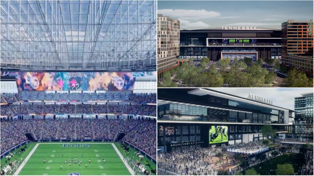 LOOK: Titans release hype video, images of what new stadium in Nashville  may look like 