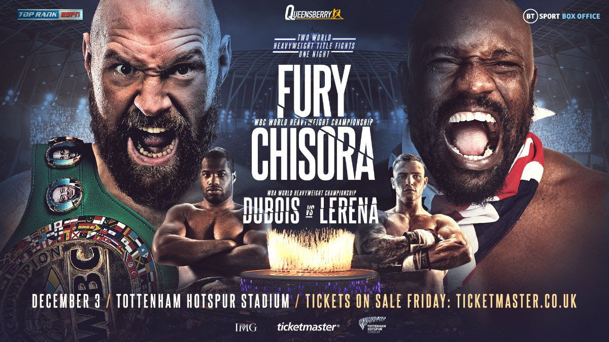 Tyson Fury vs Derek Chisora 3 PPV, Purse, Undercard and more