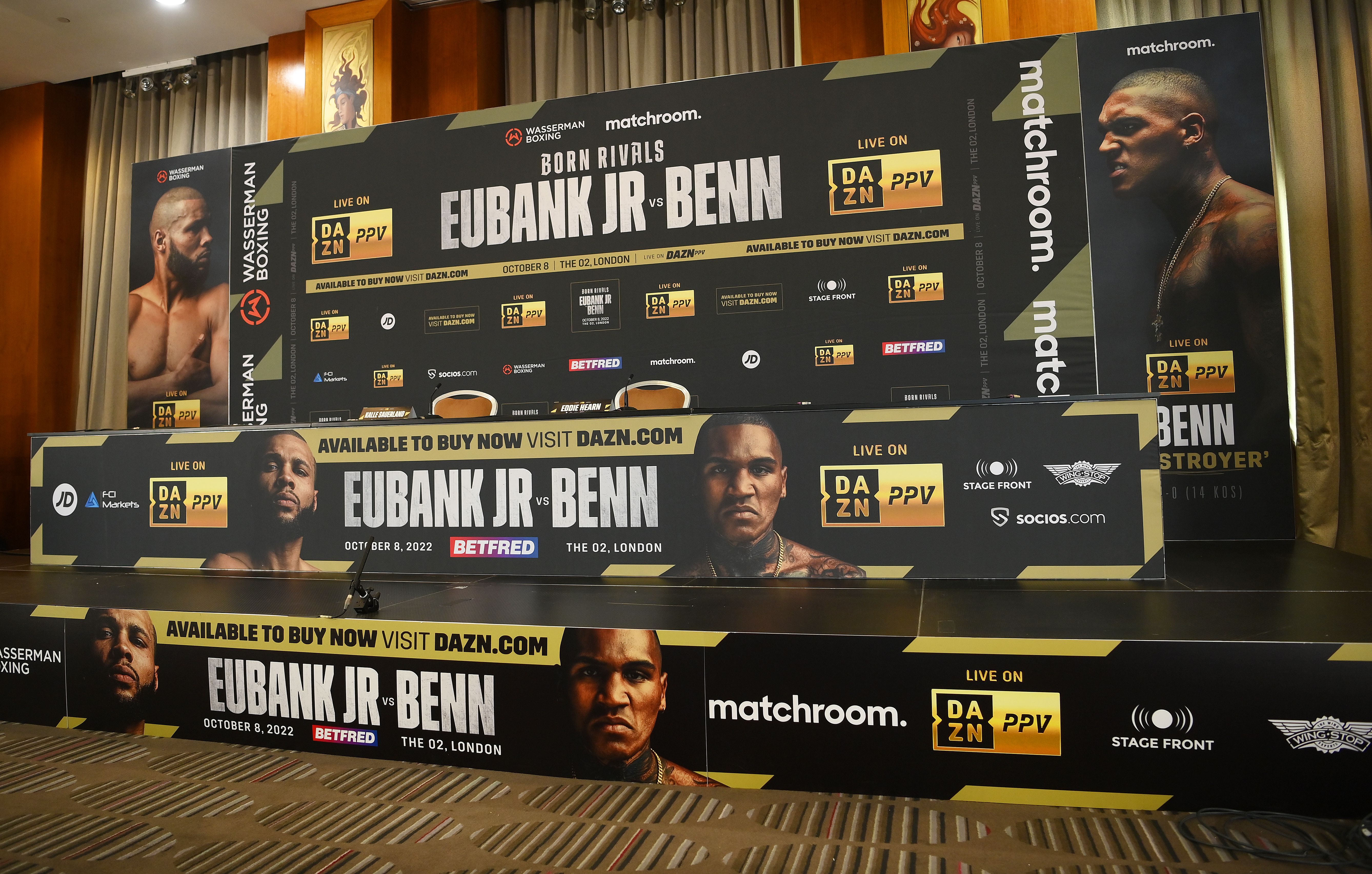 Conor Benn's fight with Chris Eubank Jr was cancelled after a failed drugs test