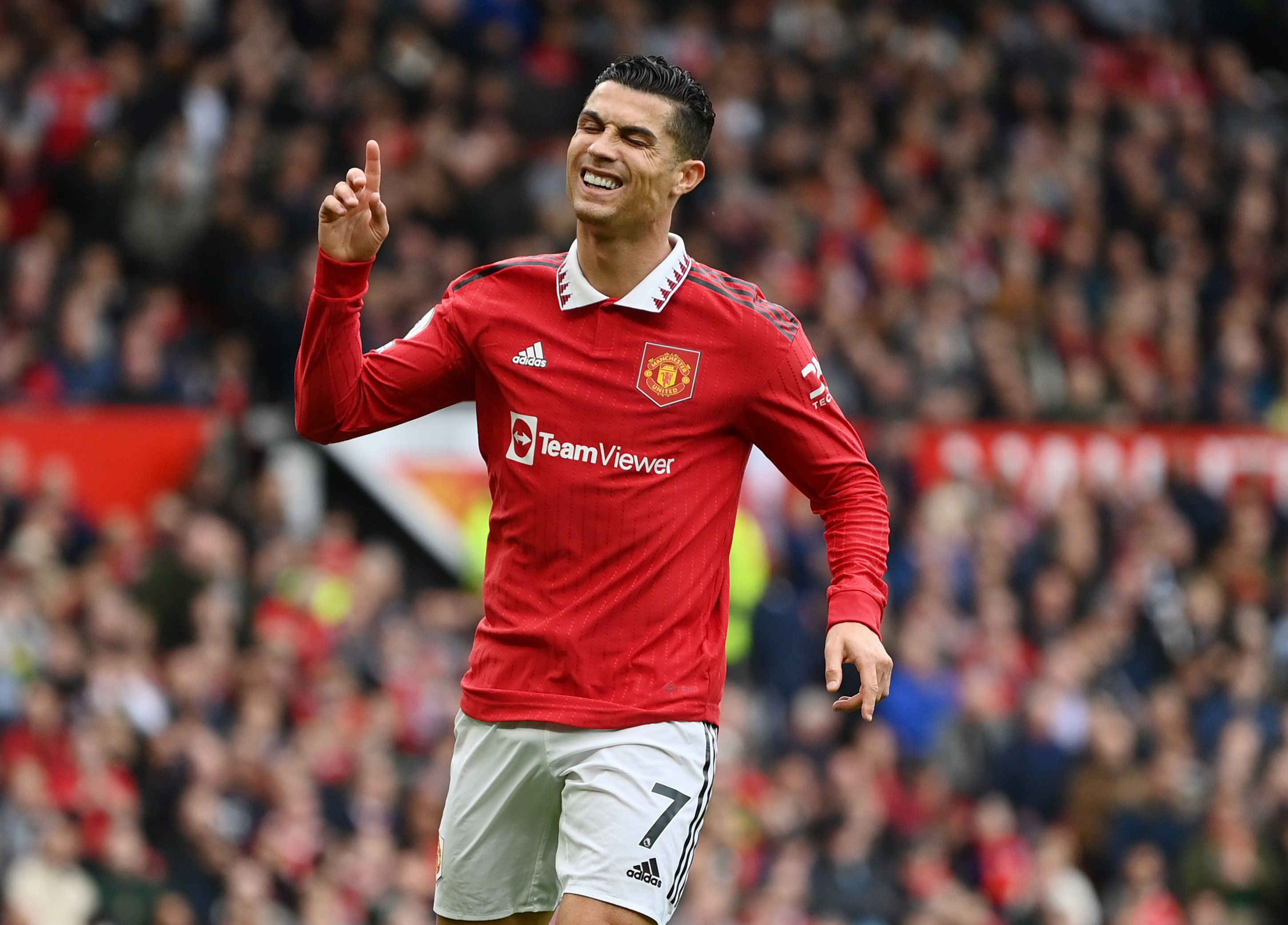 Cristiano Ronaldo frustrated during Man Utd v Newcastle