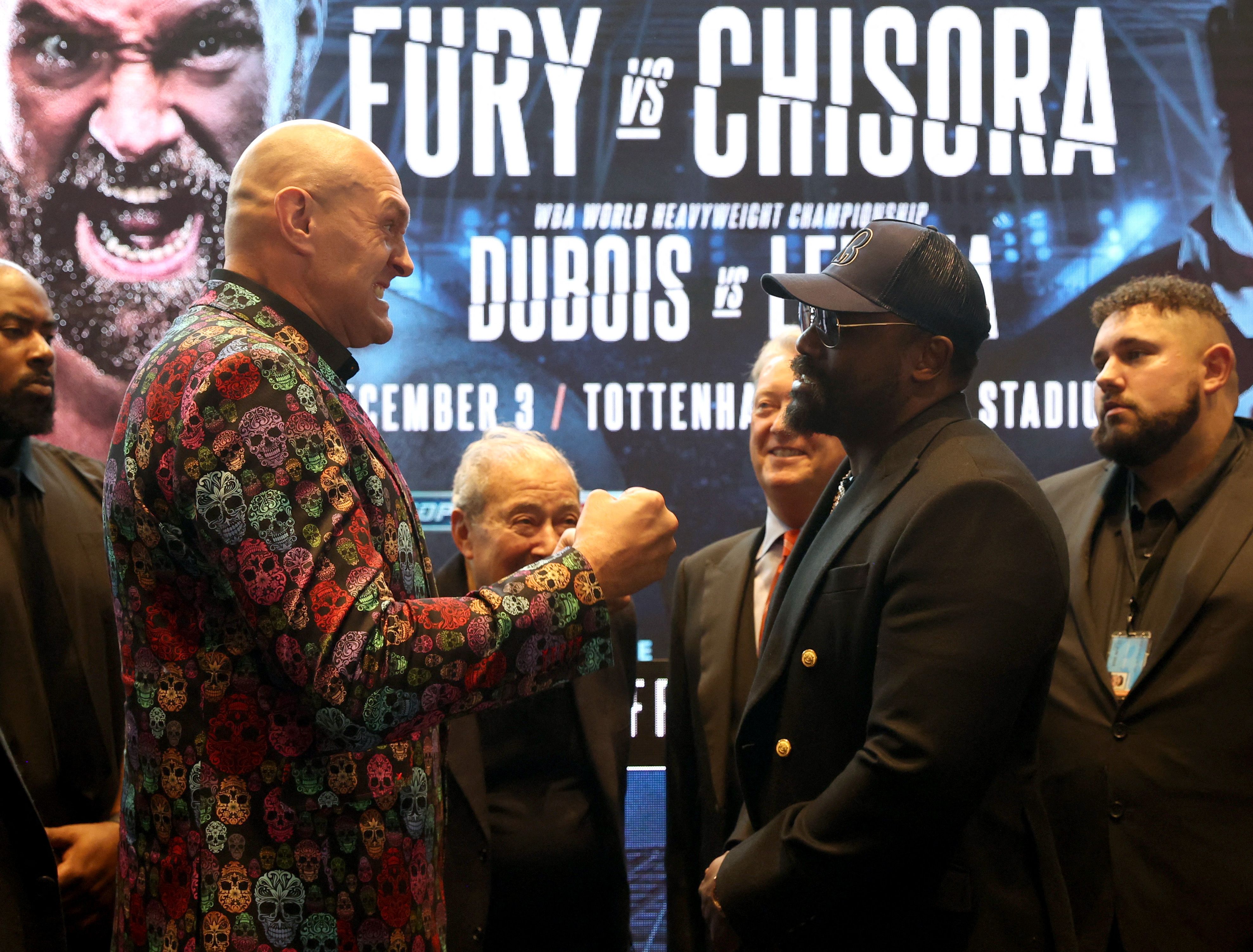 What Is The UK Start Time Of Tyson Fury Vs Derek Chisora 3?