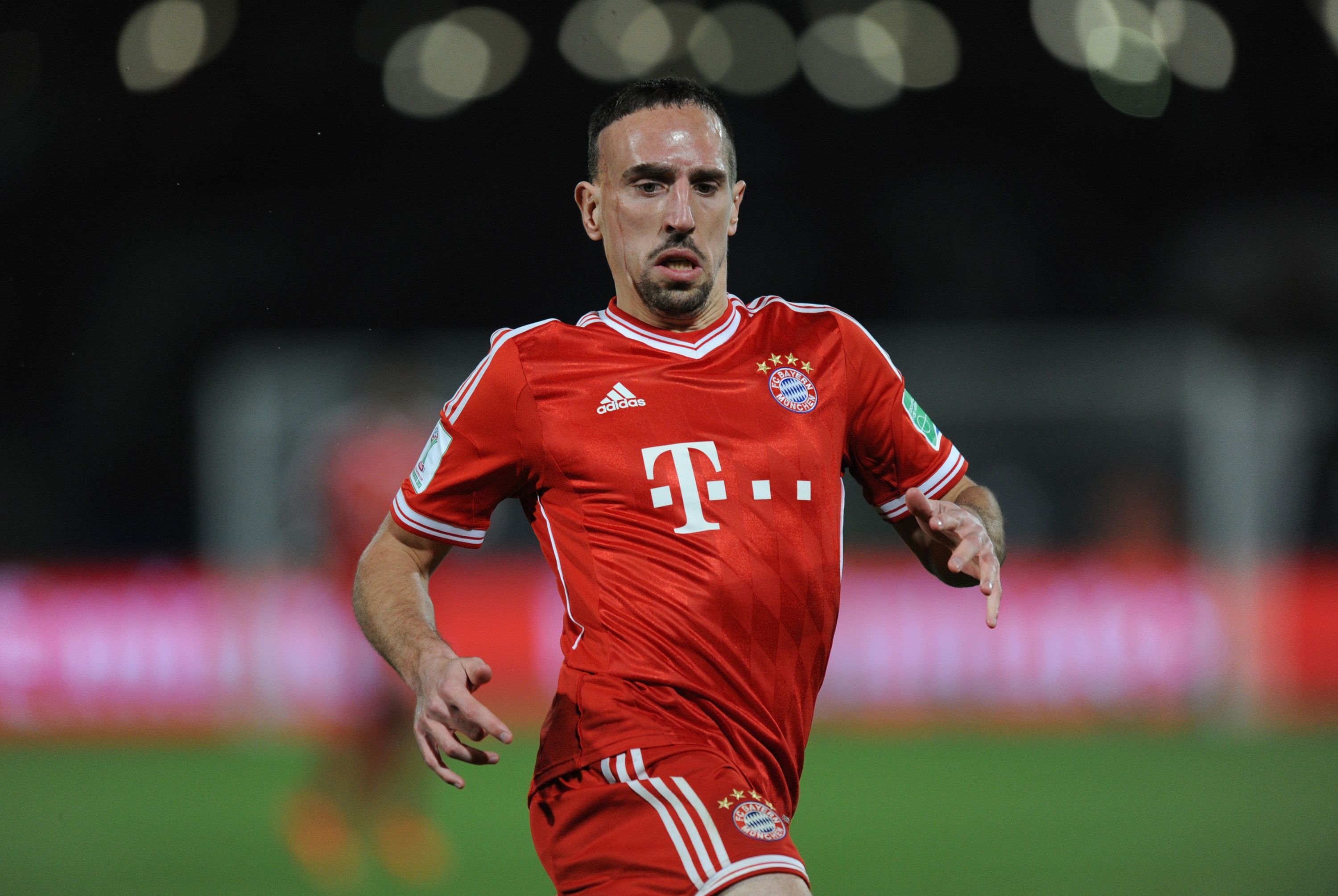 Franck Ribery in action for Bayern Munich