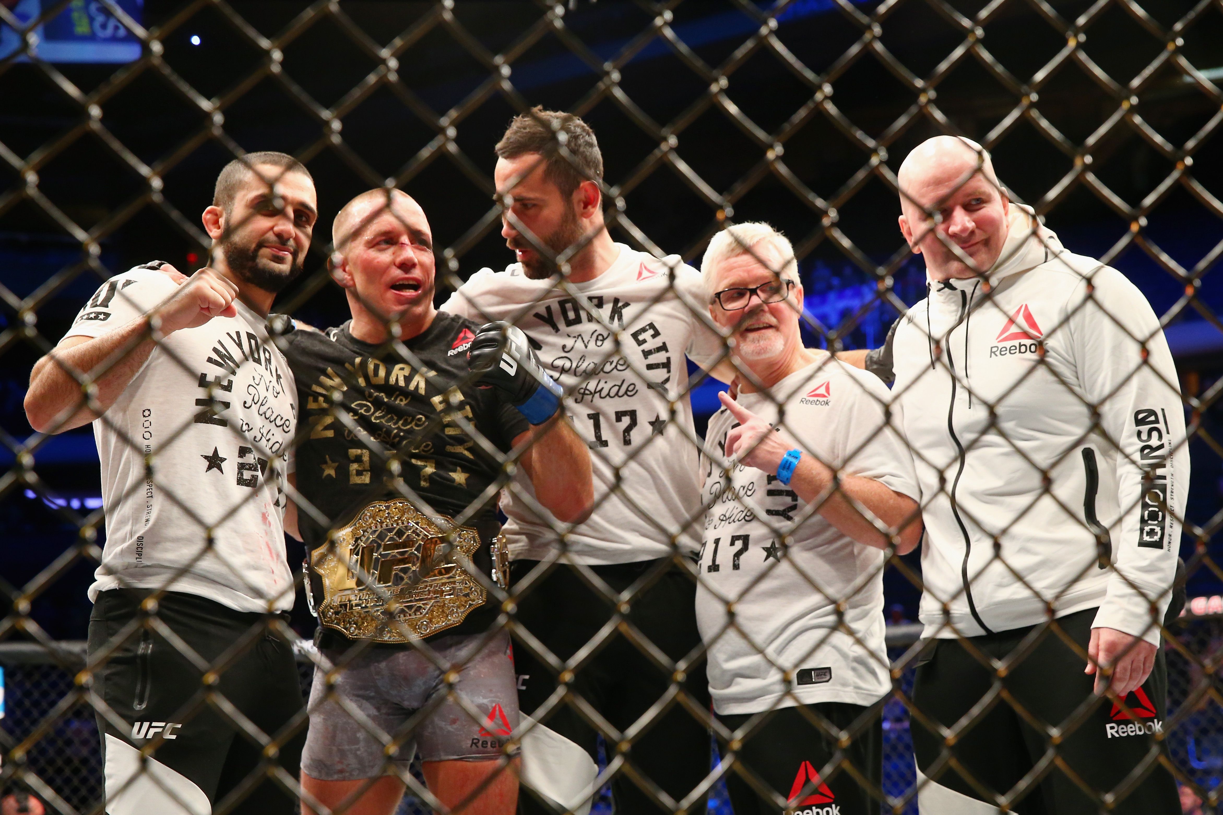 Georges St-Pierre delivered the perfect farewell
