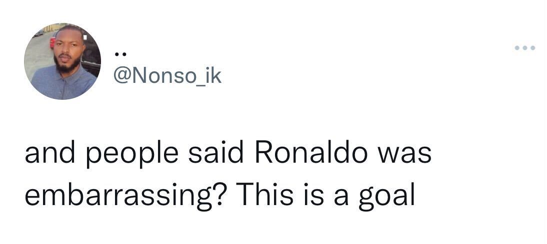 Twitter reaction to Cristiano Ronaldo's disallowed goal
