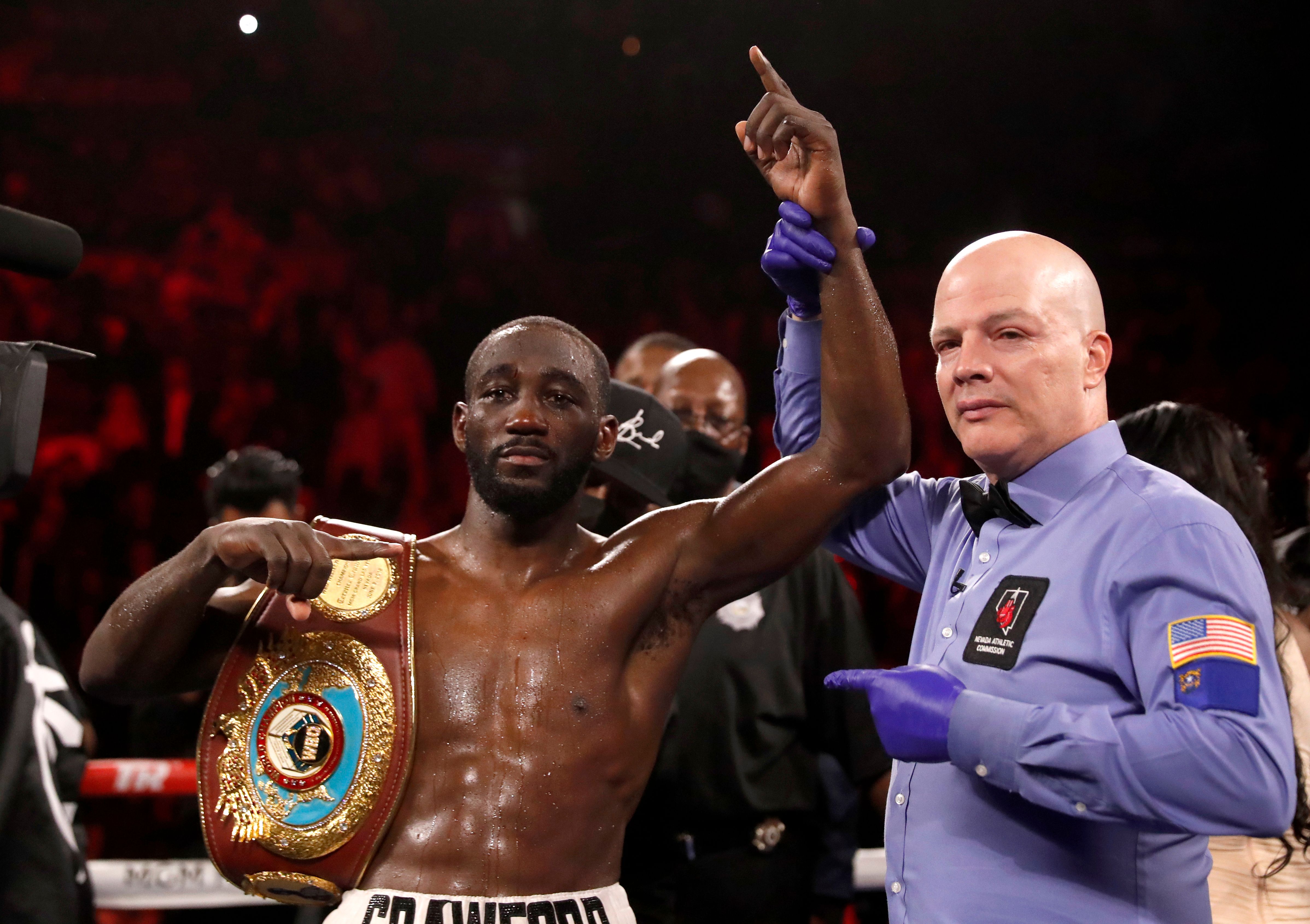 WBO welterweight champion Terence Crawford returns to action on December 10