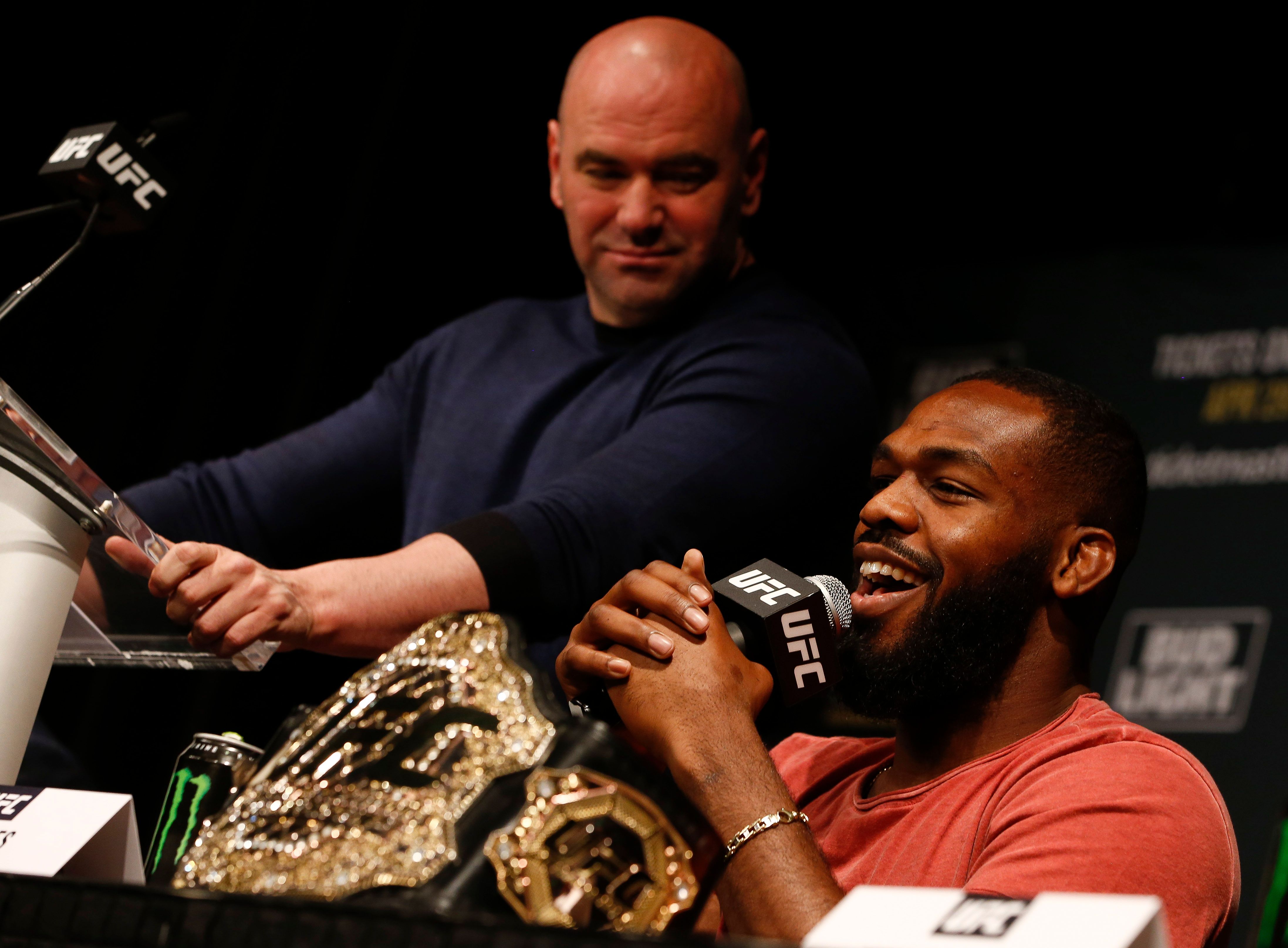 Jon Jones and Anthony Johnson pulled a hilarious prank on UFC president Dana White in 2015